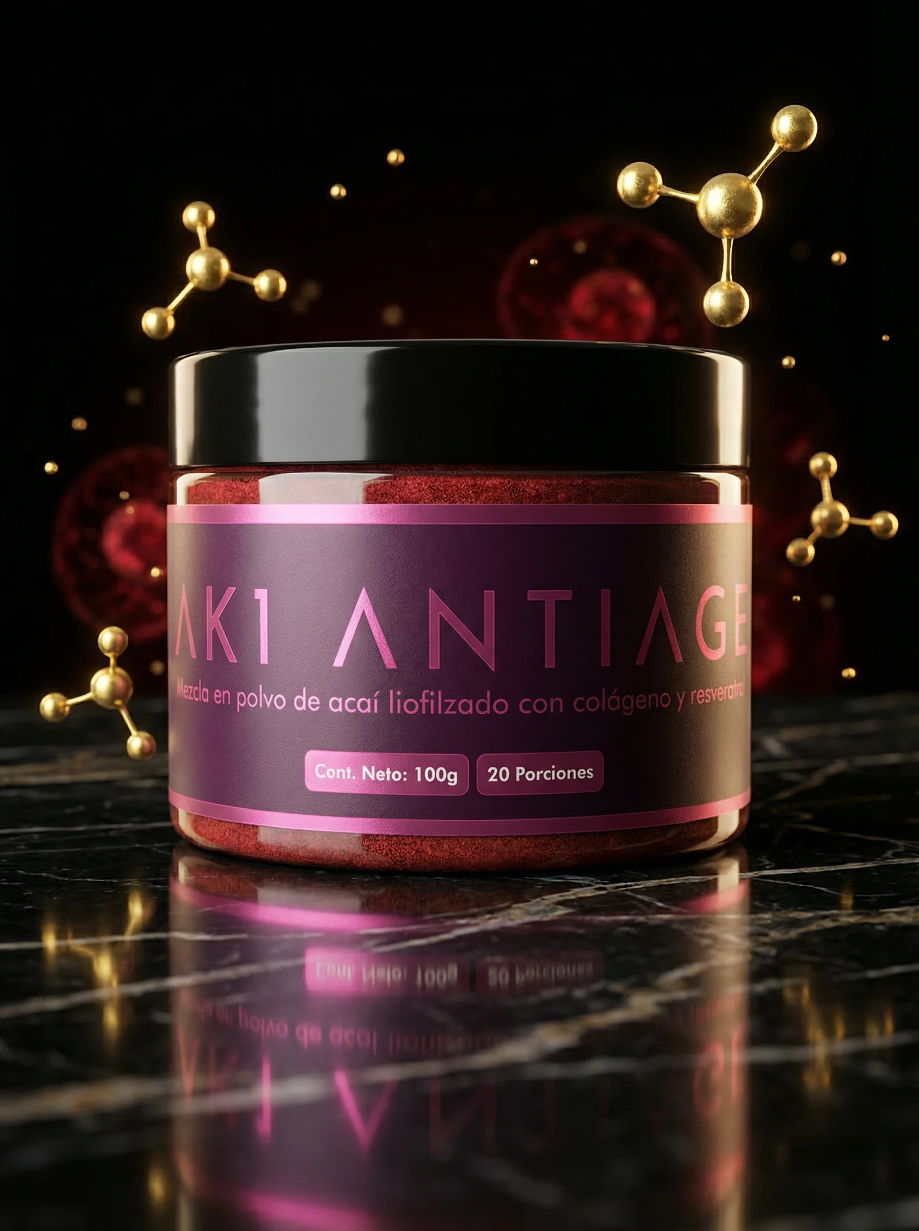 AK1 ANTIAGE ingredientes naturales açai