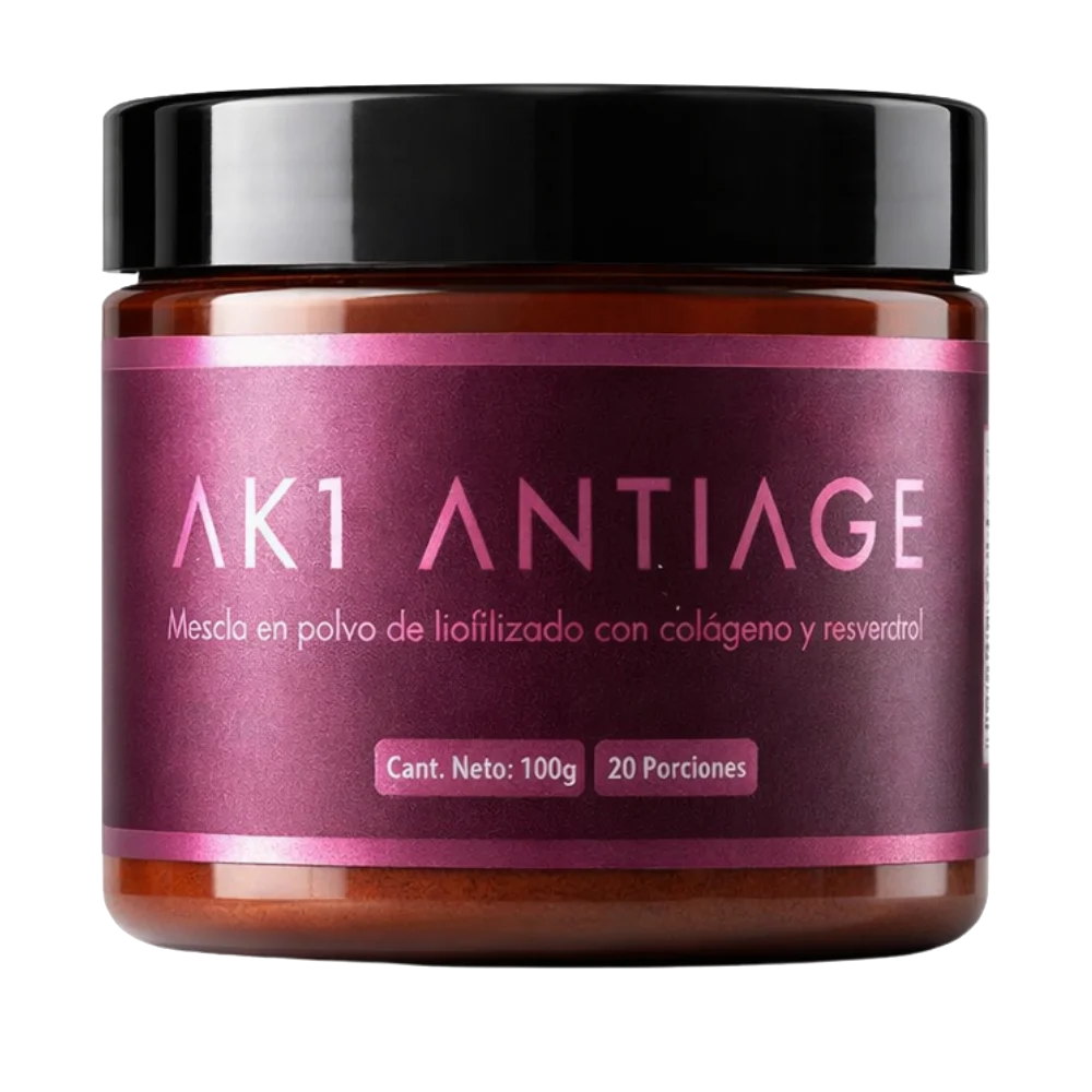Frasco AK1 ANTIAGE suplemento en polvo 100g